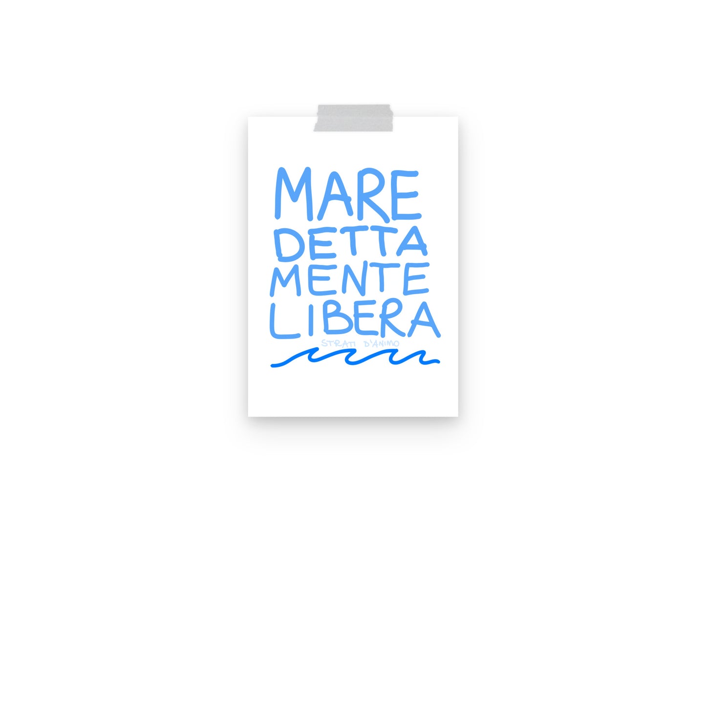 Poster MARE DETTA MENTE LIBERA