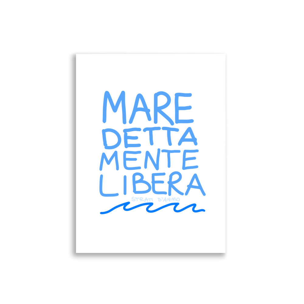 Poster MARE DETTA MENTE LIBERA