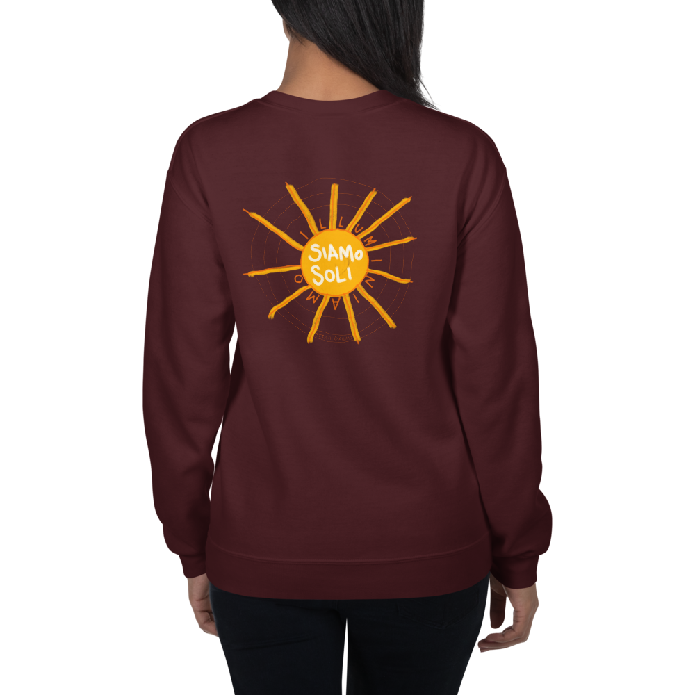 Felpa SIAMO SOLI unisex