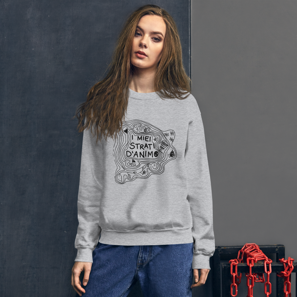 Felpa I MIEI STRATI D'ANIMO unisex