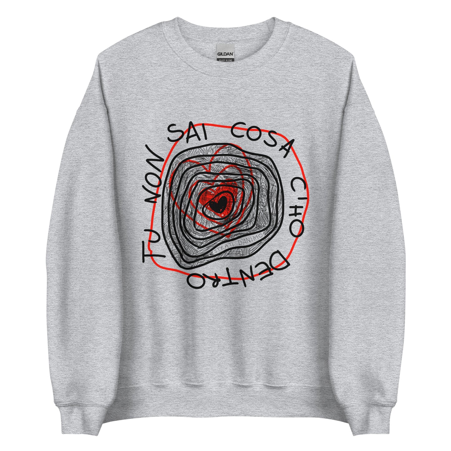 Felpa TU NON SAI COSA C'HO DENTRO unisex