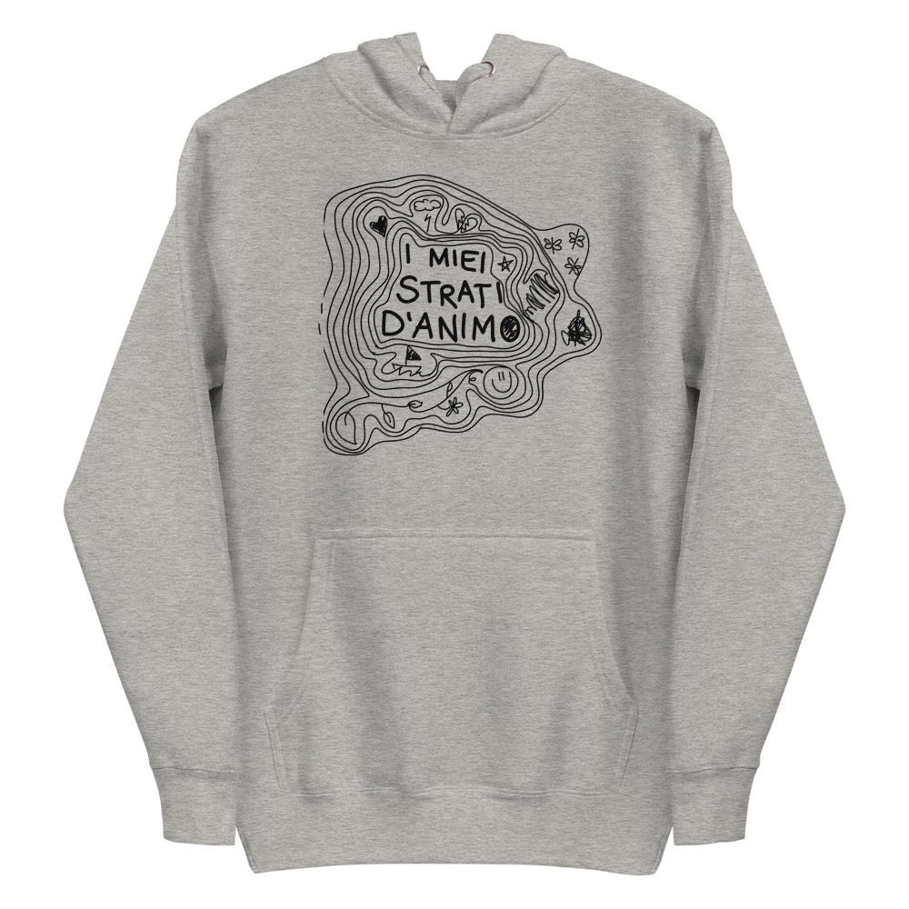 Felpa con cappuccio I MIEI STRATI D’ANIMO unisex