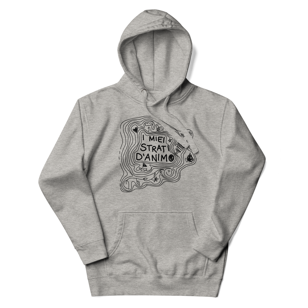 Felpa con cappuccio I MIEI STRATI D’ANIMO unisex