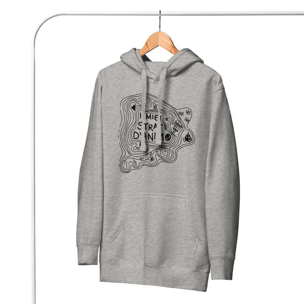 Felpa con cappuccio I MIEI STRATI D’ANIMO unisex