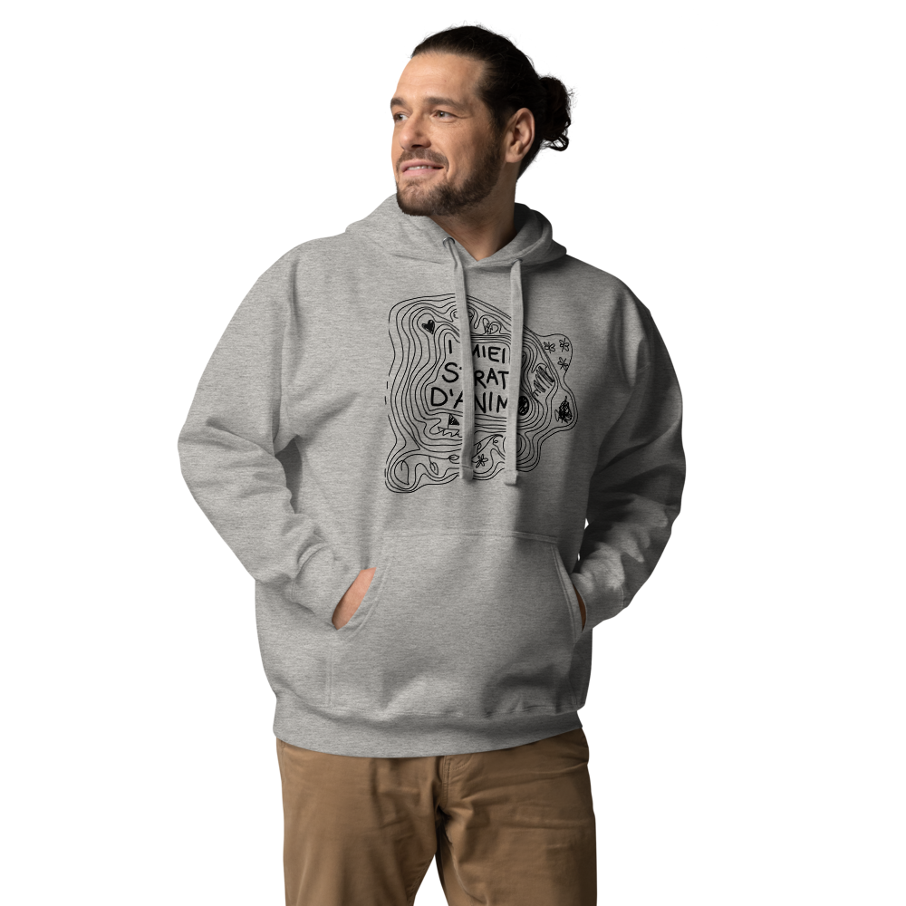 Felpa con cappuccio I MIEI STRATI D’ANIMO unisex