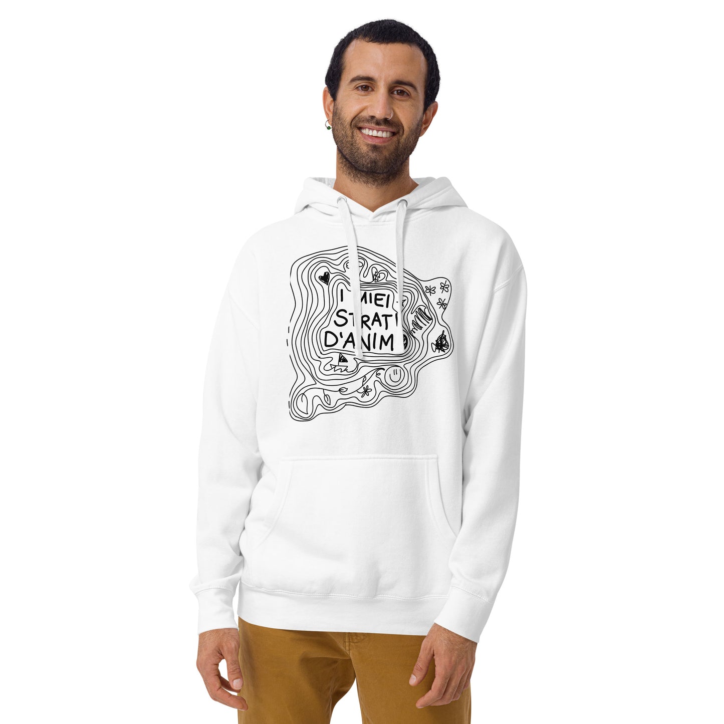Felpa con cappuccio I MIEI STRATI D’ANIMO unisex
