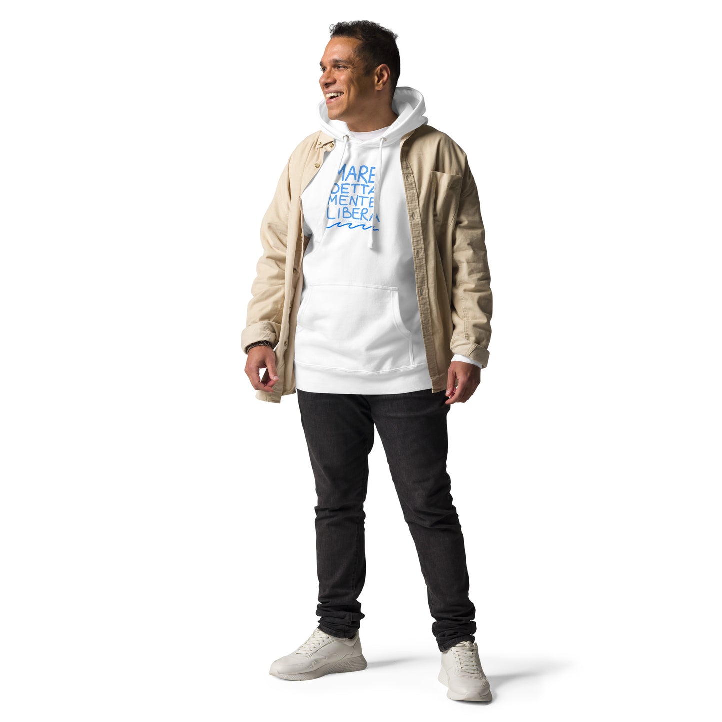 Felpa con cappuccio MARE DETTA MENTE LIBERA unisex