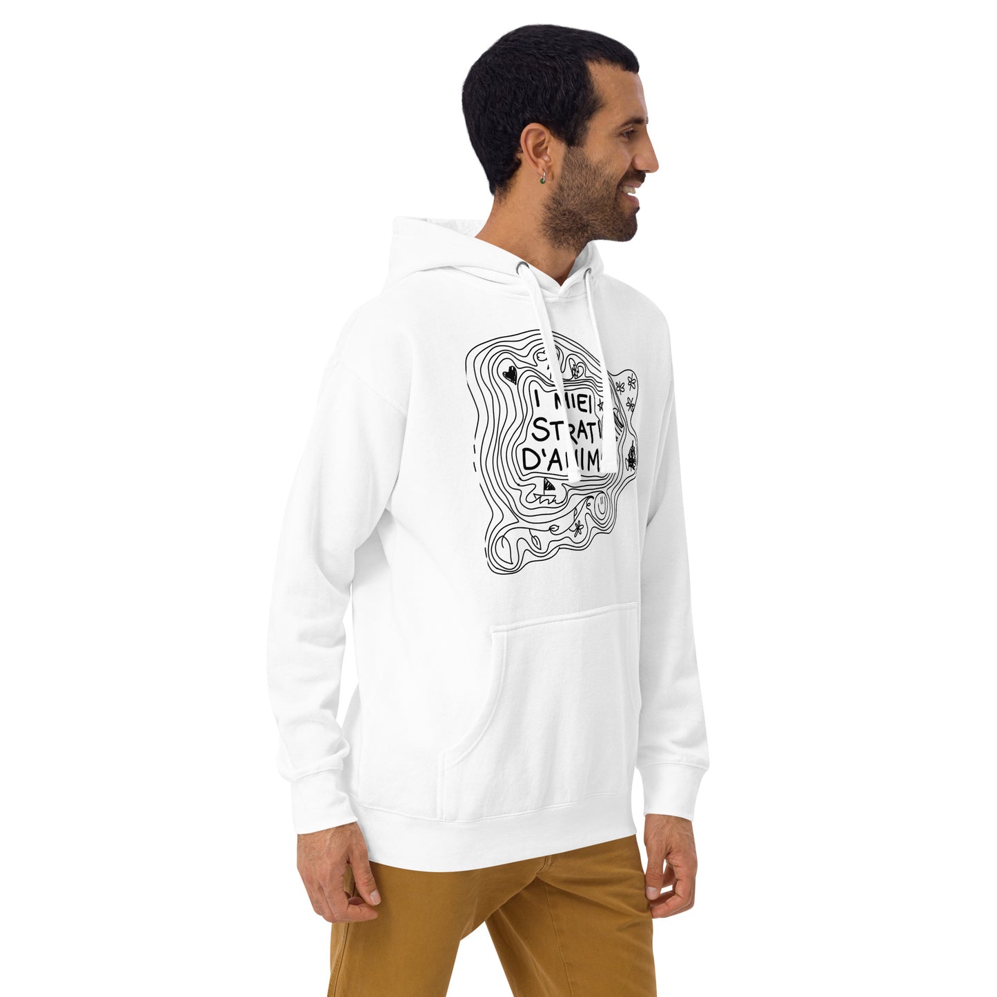 Felpa con cappuccio I MIEI STRATI D’ANIMO unisex