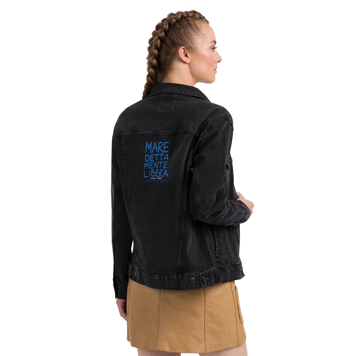 Giacca di jeans MARE DETTA MENTE LIBERA unisex