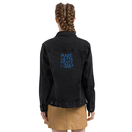 Giacca di jeans MARE DETTA MENTE LIBERA unisex