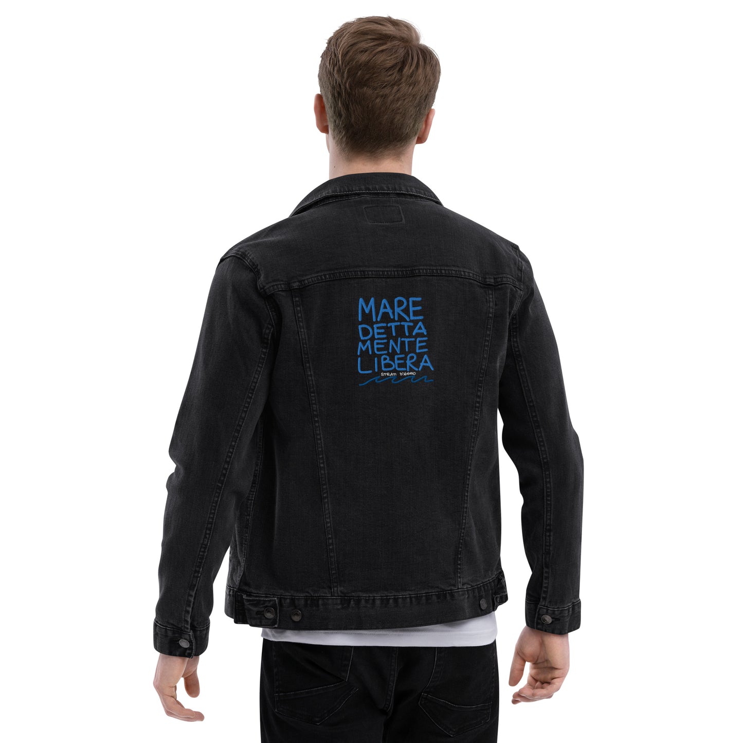 Giacca di jeans MARE DETTA MENTE LIBERA unisex