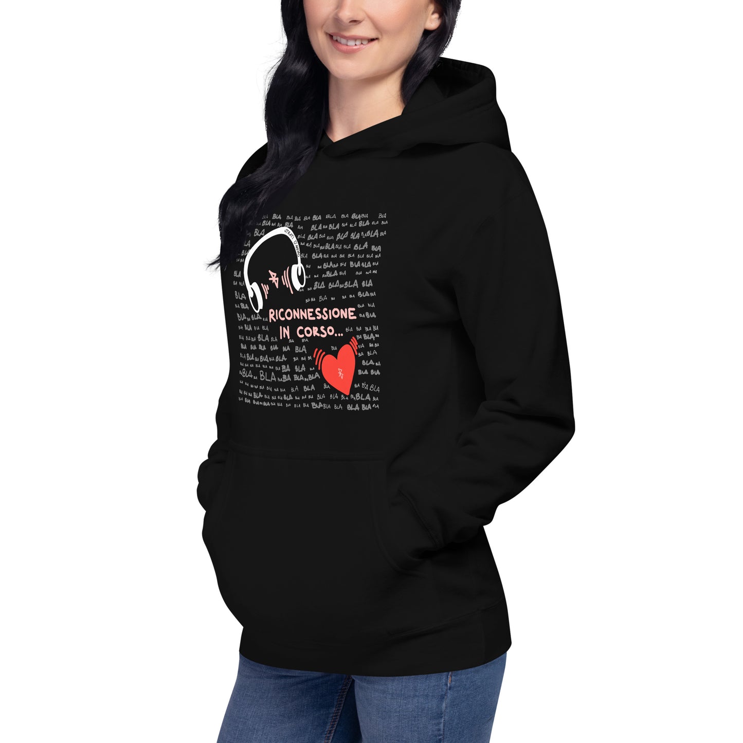 Felpa con cappuccio RICONNESSIONE unisex