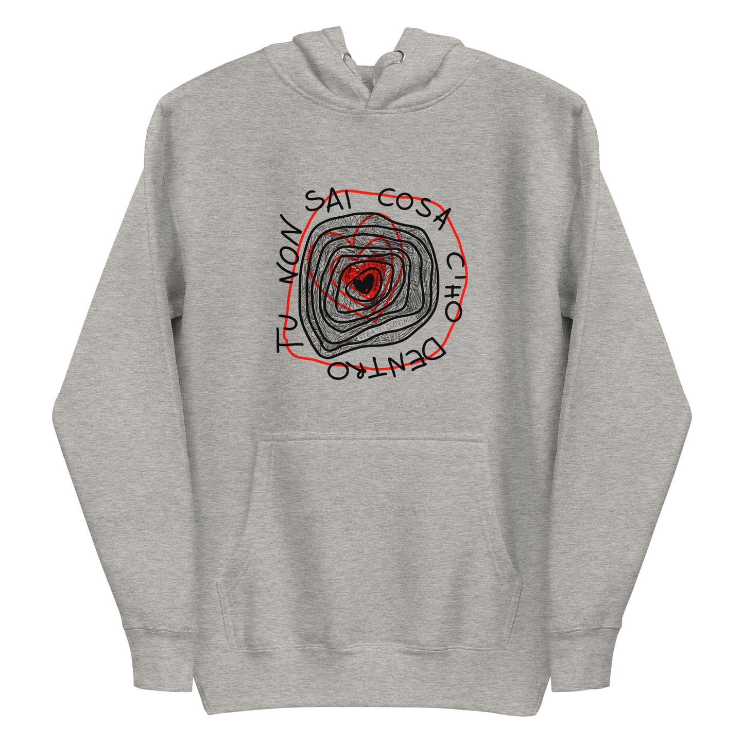 Felpa con cappuccio TU NON SAI COSA C'HO DENTRO unisex