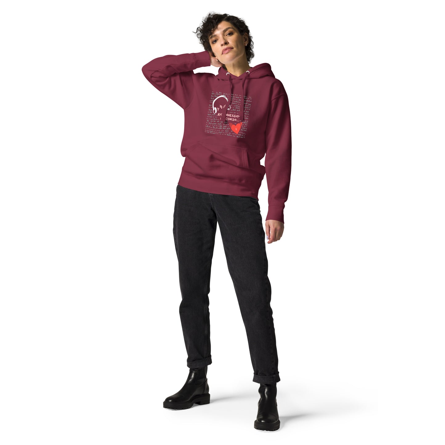 Felpa con cappuccio RICONNESSIONE unisex
