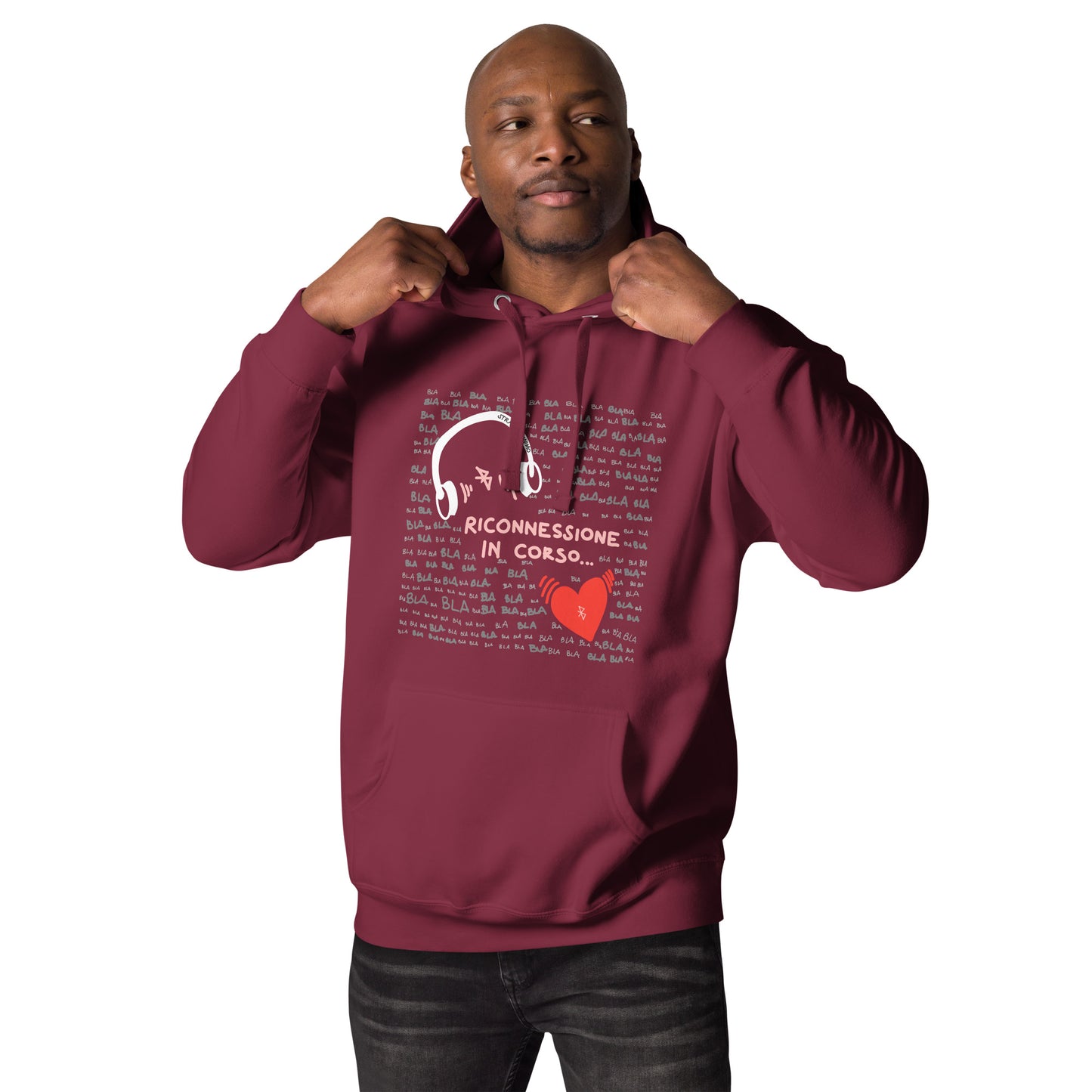 Felpa con cappuccio RICONNESSIONE unisex