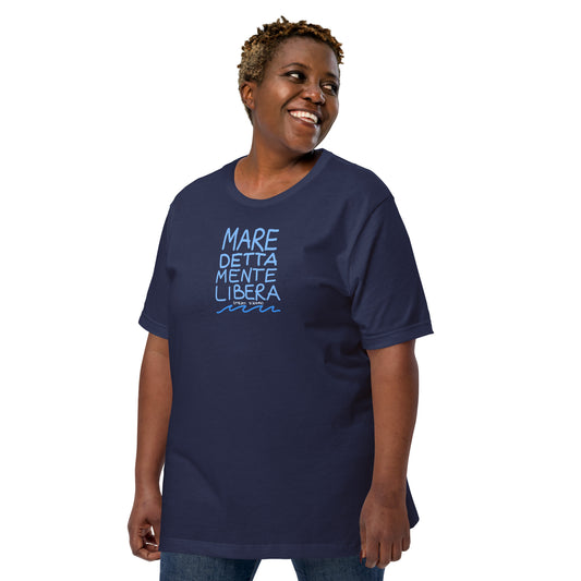 Tshirt MARE DETTA MENTE LIBERA unisex